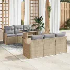 vidaxl-zestaw-sof-na-ogrod-z-poduszka-7-pcs-bezowy-rattan-poli