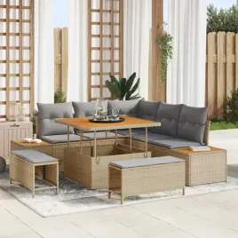 vidaxl-zestaw-sof-na-ogrod-z-poduszka-8-pcs-bezowy-polirattan