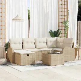vidaxl-zestaw-sof-na-ogrod-z-poduszka-7-pcs-bezowy-polirattan