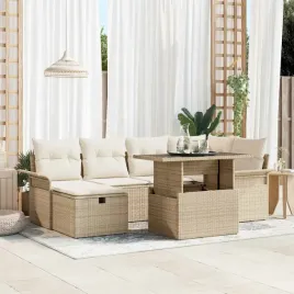 vidaxl-zestaw-sof-na-ogrod-z-poduszka-7-pcs-bezowy-polirattan