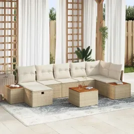 vidaxl-zestaw-sof-na-ogrod-z-poduszka-8-pcs-bezowy-polirattan