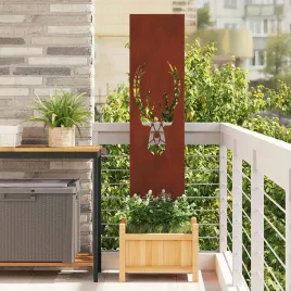vidaxl-ekran-zapewniajacy-prywatnosc-w-ogrodzie-rdzawy-32-x-140-cm