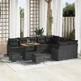 vidaxl-zestaw-sof-na-ogrod-z-poduszka-12-pcs-czarny-polirattan