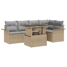 vidaxl-zestaw-sof-na-ogrod-z-poduszka-6-pcs-bezowy-polirattan