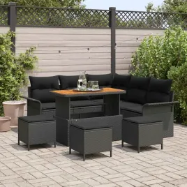 vidaxl-zestaw-sof-na-ogrod-z-poduszka-9-pcs-czarny-polirattan