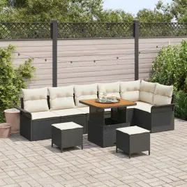 vidaxl-zestaw-sof-na-ogrod-z-poduszka-9-pcs-czarny-polirattan