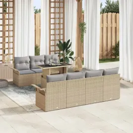 vidaxl-zestaw-sof-na-ogrod-z-poduszka-8-pcs-bezowy-polirattan