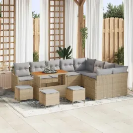 vidaxl-zestaw-sof-na-ogrod-z-poduszka-13-pcs-bezowy-polirattan