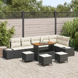 vidaxl-zestaw-sof-na-ogrod-z-poduszka-10-pcs-czarny-polirattan