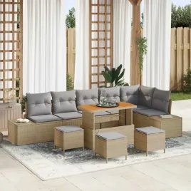 vidaxl-zestaw-sof-na-ogrod-z-poduszka-10-pcs-bezowy-polirattan