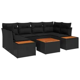 vidaxl-zestaw-sof-na-ogrod-z-poduszka-6-pcs-czarny-polirattan