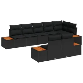 vidaxl-zestaw-sof-na-ogrod-z-poduszka-8-pcs-czarny-polirattan