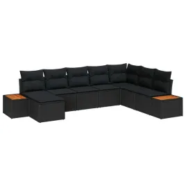 vidaxl-zestaw-sof-na-ogrod-z-poduszka-8-pcs-czarny-polirattan