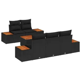 vidaxl-zestaw-sof-na-ogrod-z-poduszka-6-pcs-czarny-polirattan