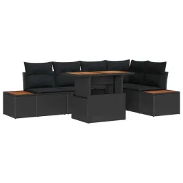 vidaxl-zestaw-do-jadalni-w-ogrodzie-z-poduszka-6-pcs-czarny-i-brazowy