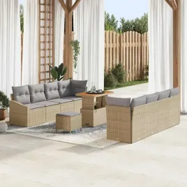 vidaxl-zestaw-sof-na-ogrod-z-poduszka-11-pcs-bezowy-polirattan