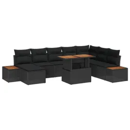 vidaxl-zestaw-do-jadalni-w-ogrodzie-z-poduszka-9-pcs-czarny-i-brazowy