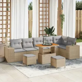vidaxl-zestaw-sof-na-ogrod-9-pcs-bezowy-i-jasnoszary-polirattan