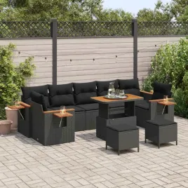 vidaxl-zestaw-sof-na-ogrod-z-poduszka-13-pcs-czarny-polirattan