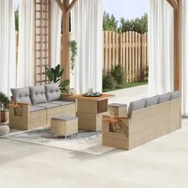 vidaxl-zestaw-sof-na-ogrod-13-pcs-bezowy-i-jasnoszary-polirattan