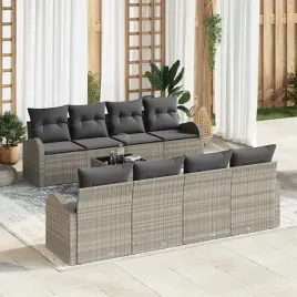 vidaxl-zestaw-sof-na-ogrod-9-pcs-jasnoszary-i-ciemnoszary-polirattan