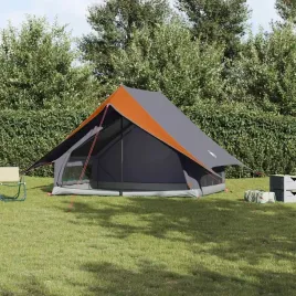 vidaxl-namiot-rodzinny-szary-i-pomaranczowy-256-x-256-x-185-cm
