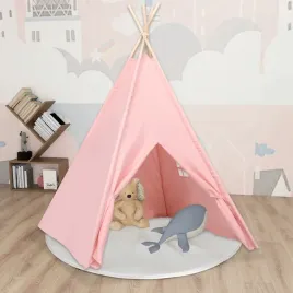 vidaxl-namiot-dzieciecy-tipi-z-torba-peach-skin-roz-120x120x150-cm