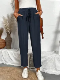 shein-plus-size-granatowe-spodnie-casual-proste-7-8-ze-sznurowaniem-48-1ma