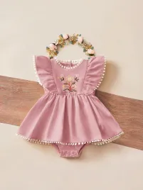 shein-rozowe-body-niemowlece-z-falbankami-i-pomponami-68-1ma