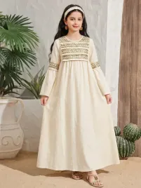 shein-elegancka-sukienka-dziewczeca-prosta-z-haftem-140-146-1ma