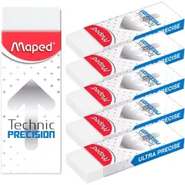 gumka-do-scierania-mazania-precyzyjna-biala-maped-technic-precision-5szt