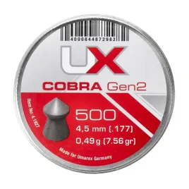 srut-diabolo-umarex-ux-cobra-gen-2-45-mm-500-szt-ostry-pointed-049g