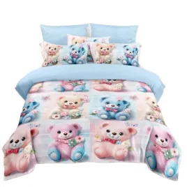 posciel-160x200-misie-bawelna-satynowa-dziewczynka-chlopiec-kolorowa-mis-3d
