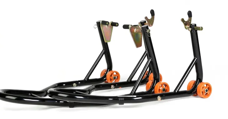 STOJAK PODNOŚNIK MOTOCYKLOWY TYŁ+PRZÓD COMBO V
