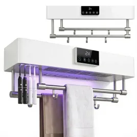 suszarka-na-reczniki-elektryczna-450w-organizer-na-szczoteczki-swiatlo-uv