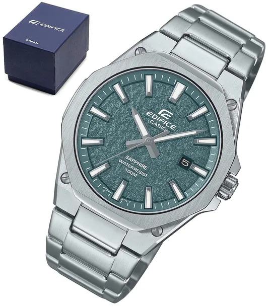 ZEGAREK MĘSKI CASIO EDIFICE EFR-S108DE-3AVUEF SZAFIROWE SZKIEŁKO 100M + BOX