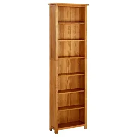 regal-na-ksiazki-z-litego-debu-naturalne-wykonczenie-60x22x200-cm
