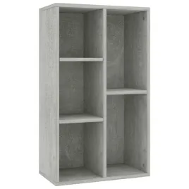 regal-na-ksiazki-z-5-przegrodkami-szarosc-betonu-50-x-25-x-80-cm