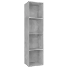 regal-na-ksiazki-4-przegrody-szarosc-betonu-36x30x143-cm