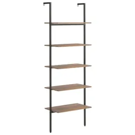 5-poziomowy-regal-drabinowy-ciemnobrazowy-i-czarny-64-x-35-x-185-cm