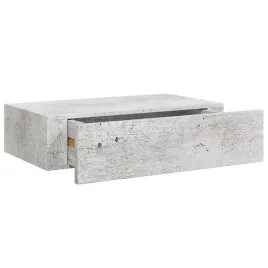polka-wiszaca-z-szuflada-mdf-i-metal-szarosc-betonu-40x235x10-cm
