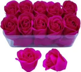 fuksja-ciemny-roz-roze-mydlane-prezent-kwiaty-box-glowka-sztuczne-paczka-18