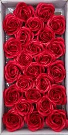 czerwone-roze-mydlane-prezent-kwiaty-flower-box-glowka-sztuczne-25-szt