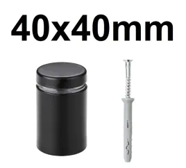 dystanse-montazowe-40x40-dystans-montazowy-czarny-mocowanie-dekoracyjne