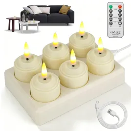 swiece-led-zestaw-6-sztuk-wielokrotnego-ladowania-z-pilotem-do-dekoracji