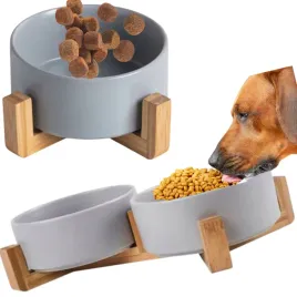 miska-ceramiczna-podwojna-dla-psa-i-kota-2-miski-drewniana-podstawa-2x400ml