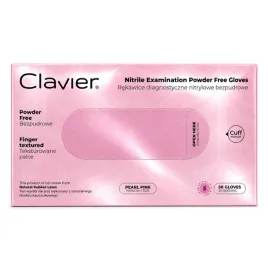 clavier-nitrylex-pearl-pink-rekawice-nitrylowe-bezpudrowe-rozm-m-50szt