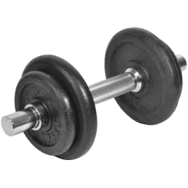 hantla-zeliwna-1x10kg-gryf-talerze-obciazenia-fi-30mm-zestaw-10kg