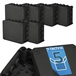 5x-edo-technic-puszka-hermetyczna-natynkowa-dlawiki-ip44-190x150x75-czarna
