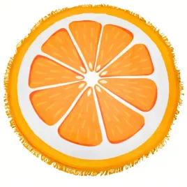 recznik-plazowy-z-mikrofibry-z-fredzlami-okragly-150cm-pomarancza